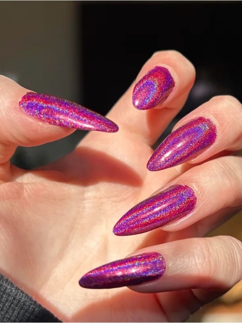 Mooncat Venus Flytrap Holographic Nail Art Dearly Departed